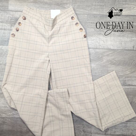 C by One Pull On Wide Leg Crop Pants Size XS - Picture 1 of 6